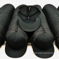 Mens Trucker Caps 2022 New Black Flat Brim Mesh Cap Supplier